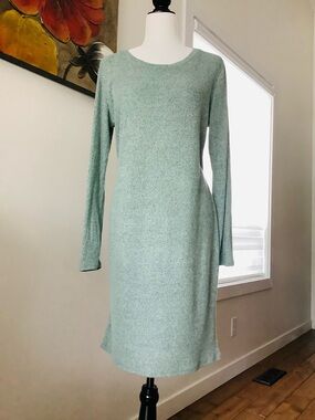 Hello MIZ New Bodycon Ribbed Scoop Neck long sleeve Women’s Sz. XL